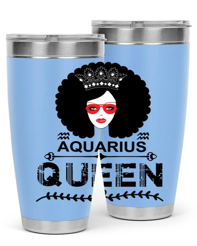 Aquarius queen 75#- zodiac- Tumbler