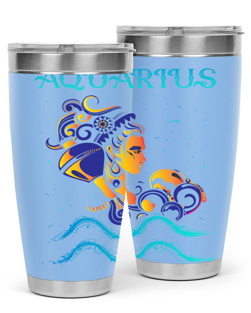 AquariusZodiac 76#- zodiac- Tumbler