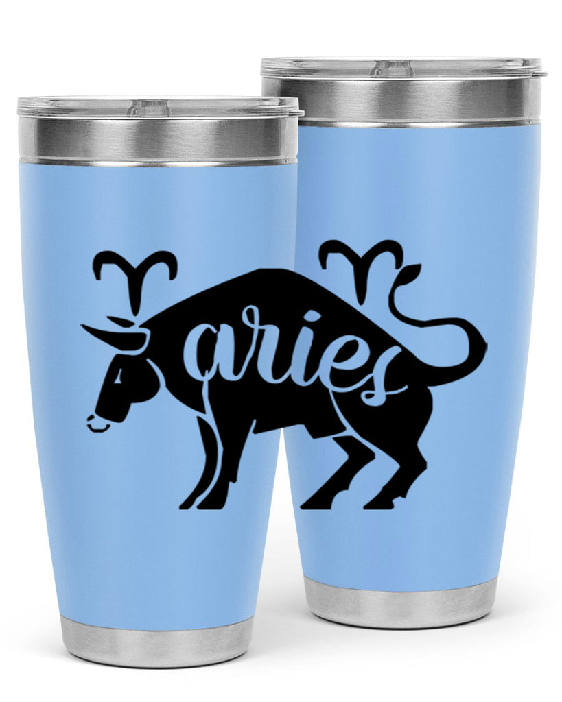 Aries 104#- zodiac- Tumbler