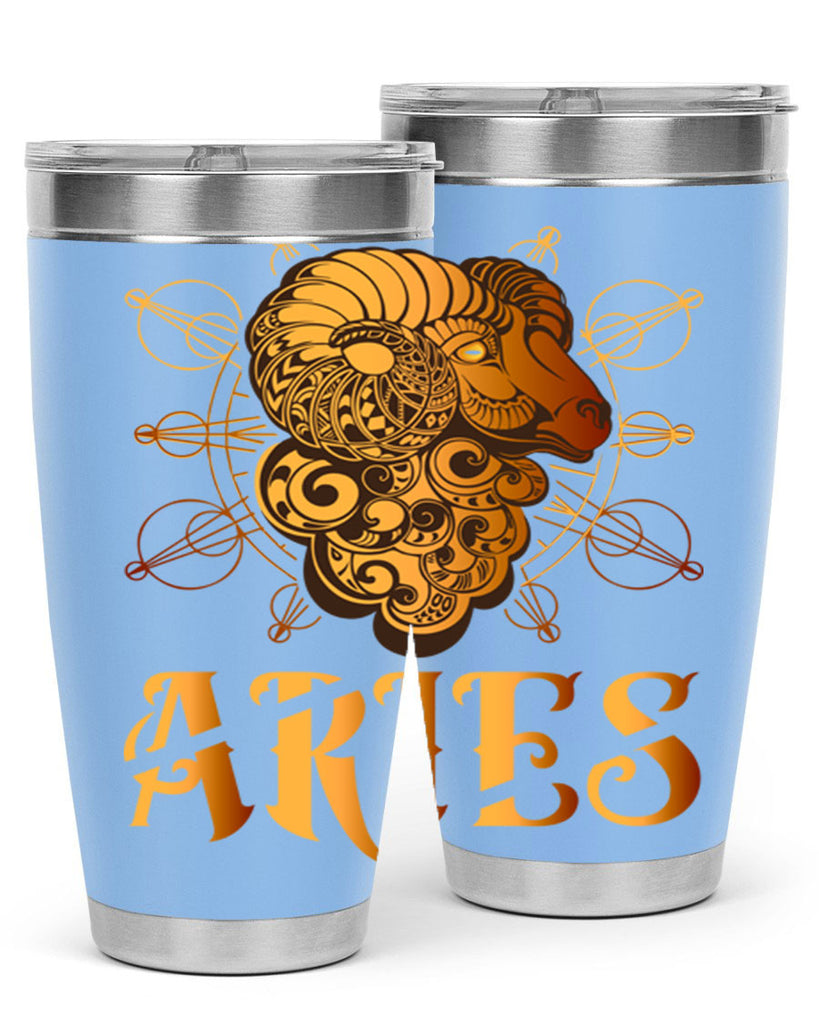 Aries 121#- zodiac- Tumbler