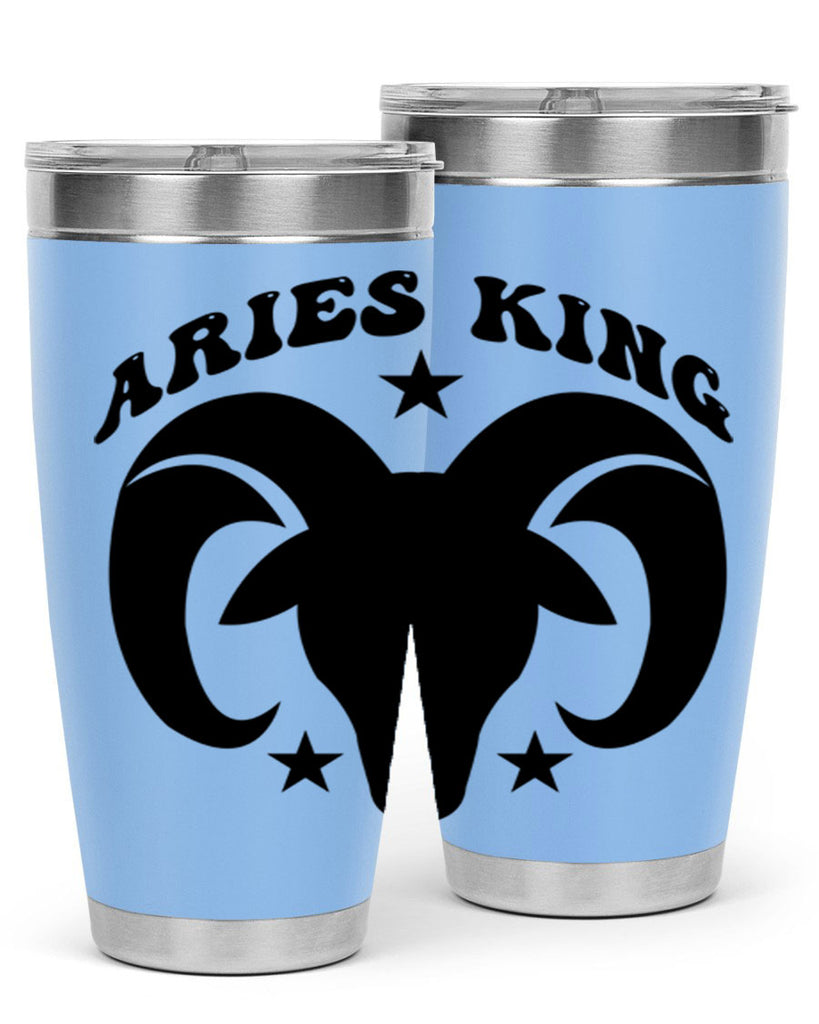 Aries king 110#- zodiac- Tumbler