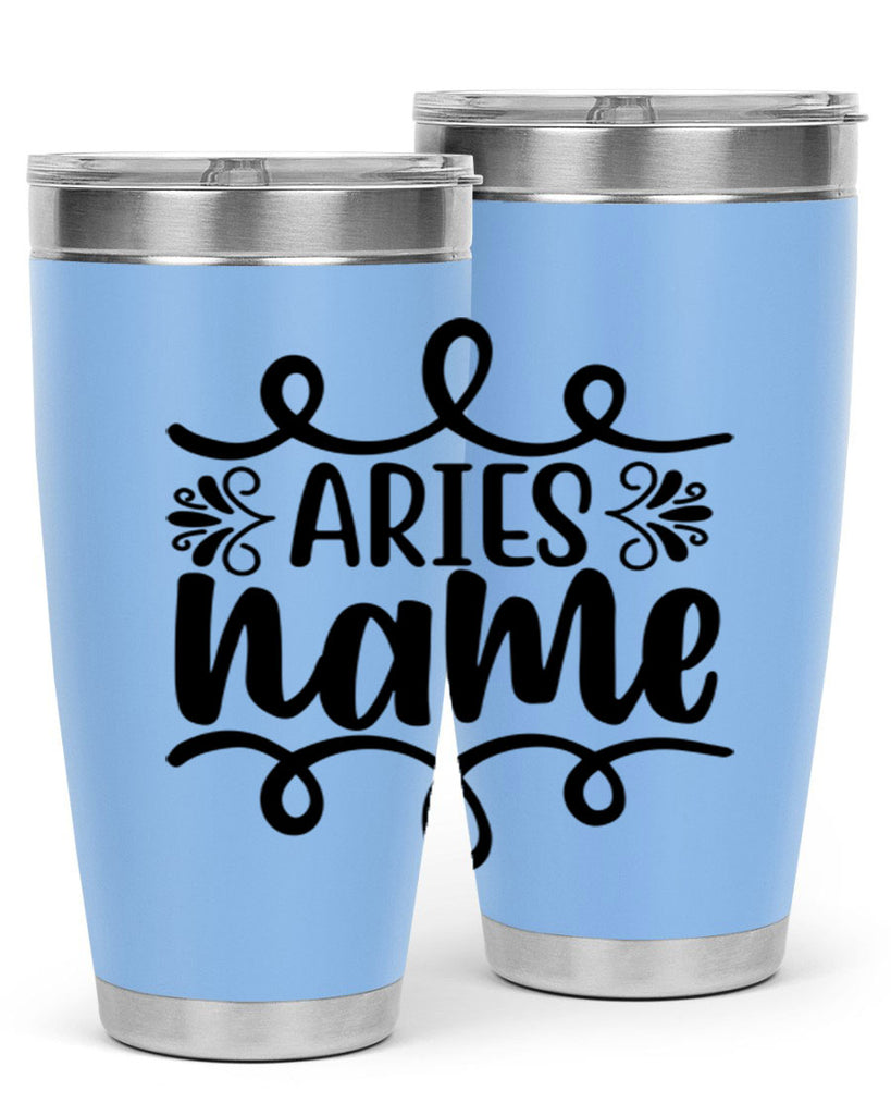 Ariesname 112#- zodiac- Tumbler