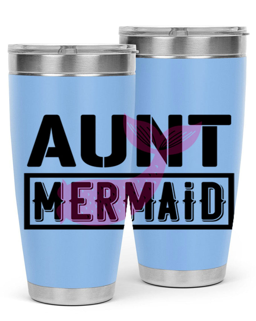 Aunt mermaid 17#- mermaid- Tumbler