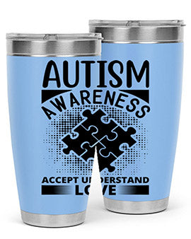 Autism awareness Style 43#- autism- Tumbler