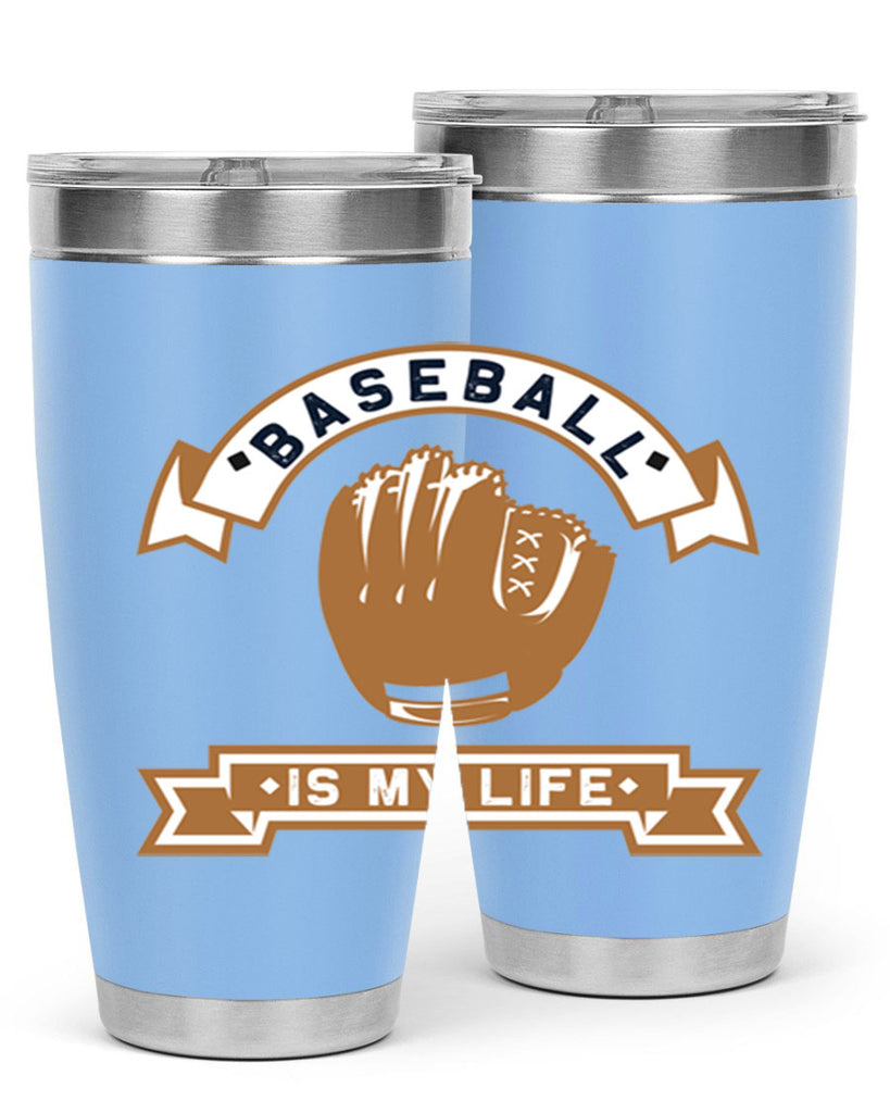 Baseball is 1445#- baseball- Tumbler