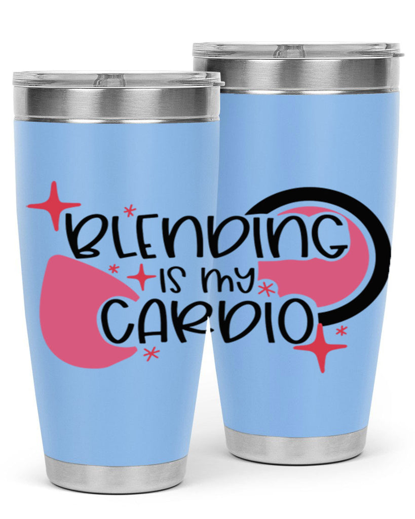 Blending Is My Cardio Style 128#- make up- Tumbler