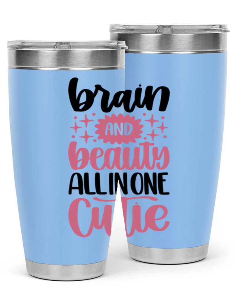 Brain And Beauty All In One Style 126#- make up- Tumbler