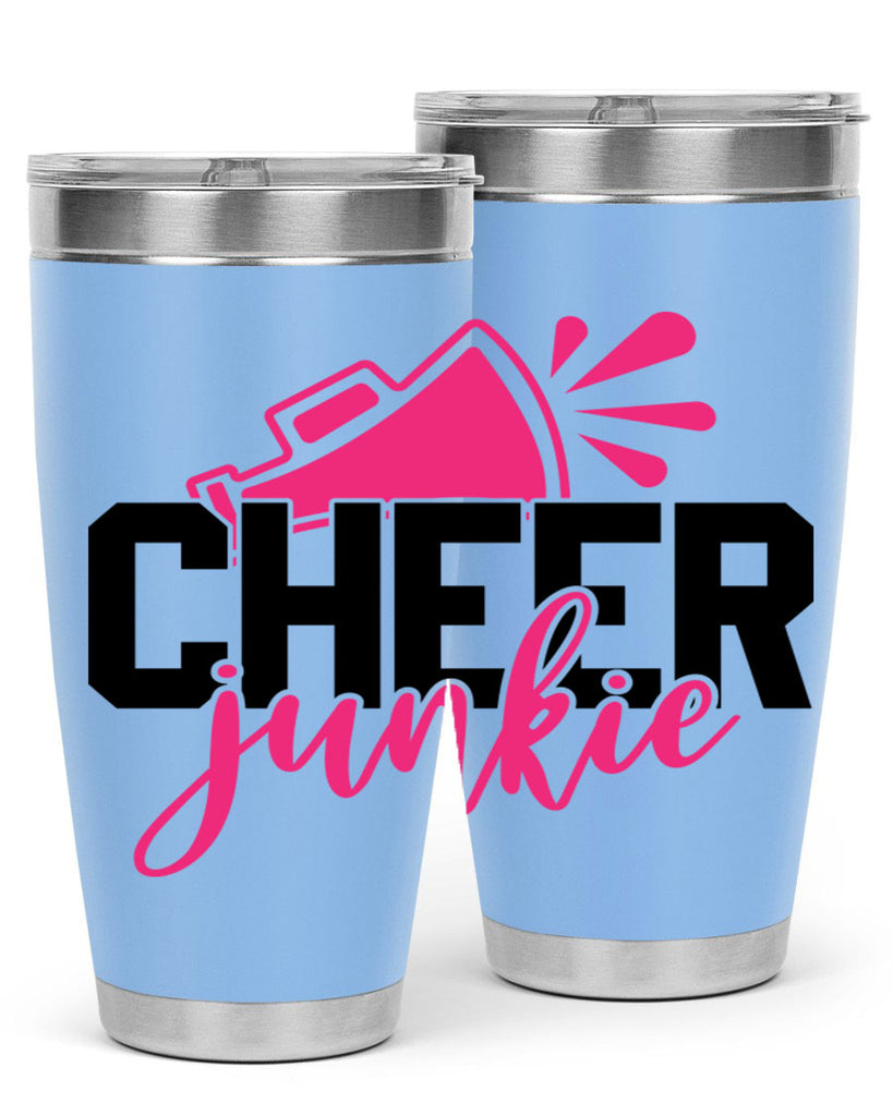 Cheer junkie 1390#- cheer- Tumbler