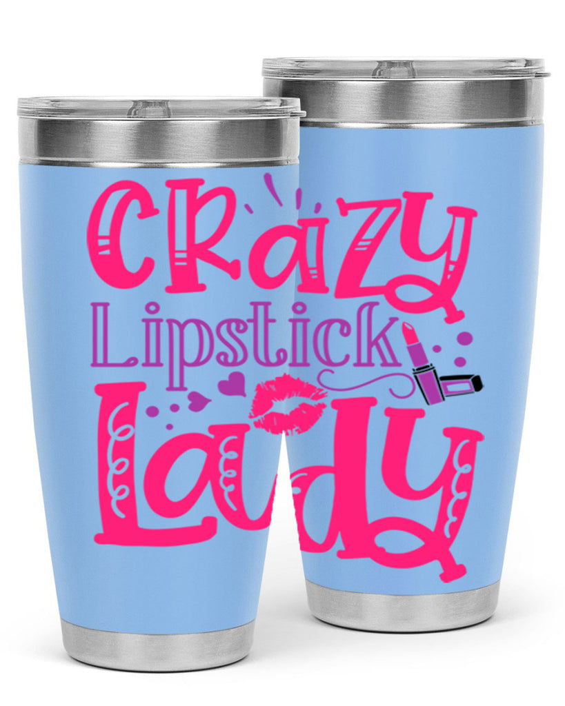 Crazy Lipstick Lady Style 241#- make up- Tumbler