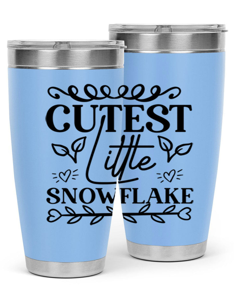 Cutest Little Snowflake 88#- winter- Tumbler