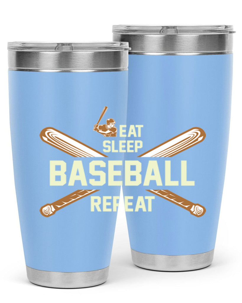 Eat 1285#- baseball- Tumbler