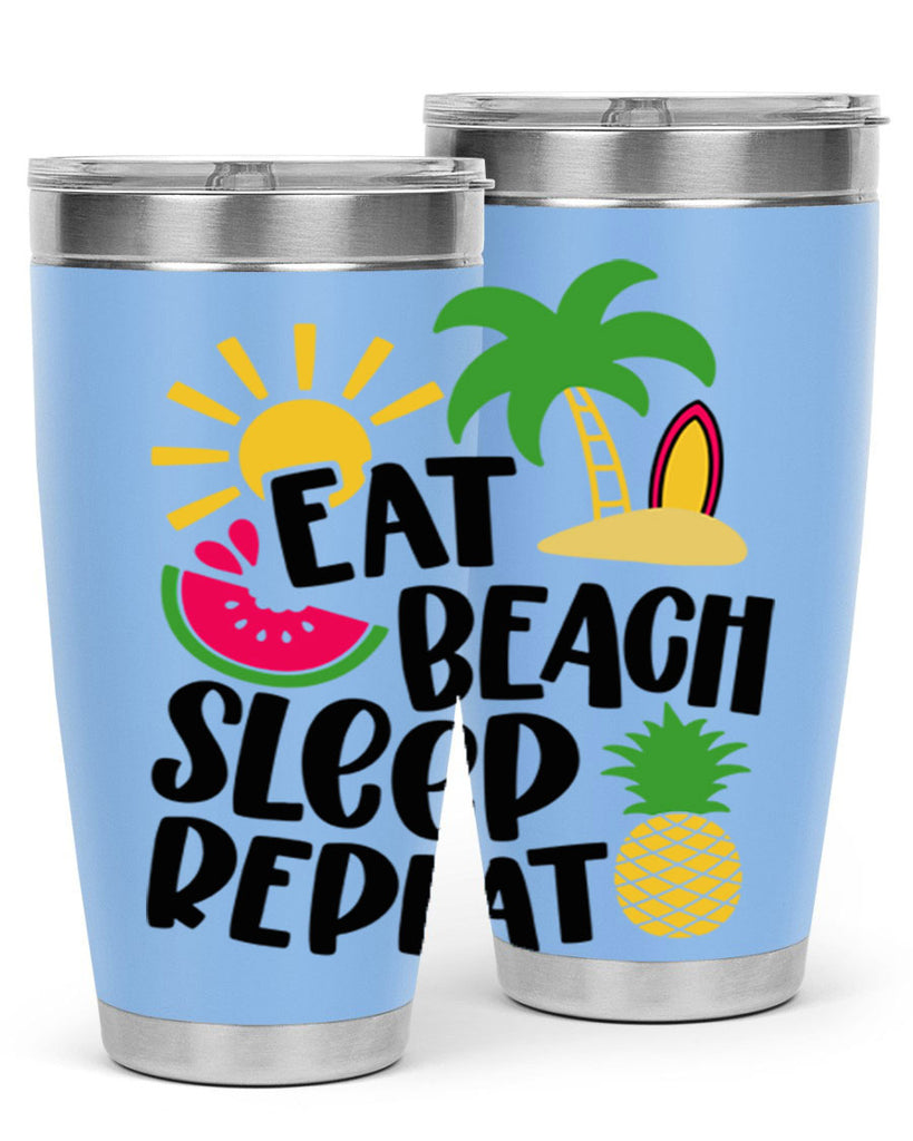 Eat Beach Sleep Repeat Style 47#- summer- Tumbler