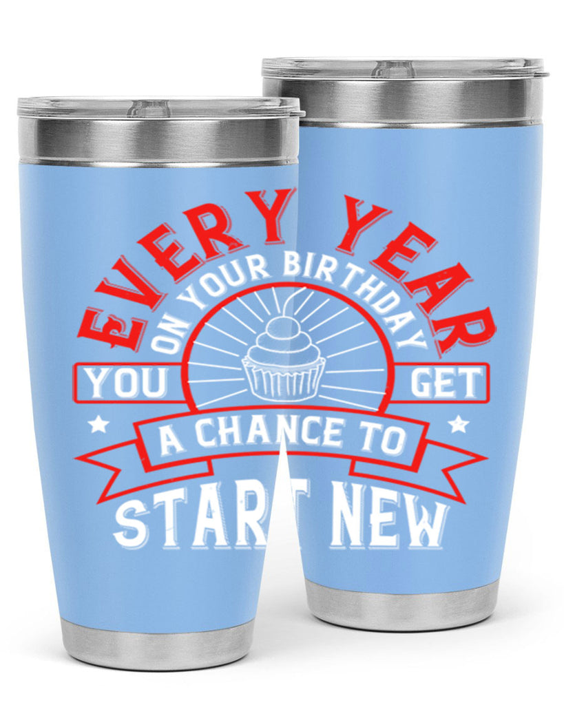 Every year on your birthday you get a chance to start new Style 86#- birthday- tumbler