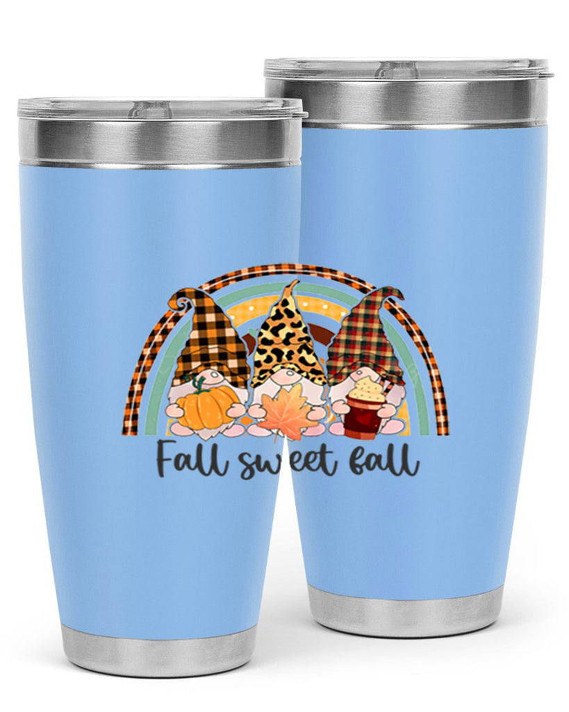 FallSweetFallGnomeRainbow 162#- fall- Tumbler