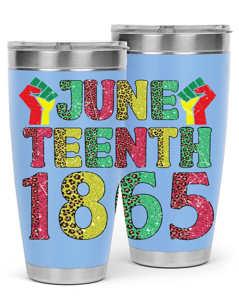 Fist Juneteenth Since 1865 Design Png 10#- Juneteenth- tumbler