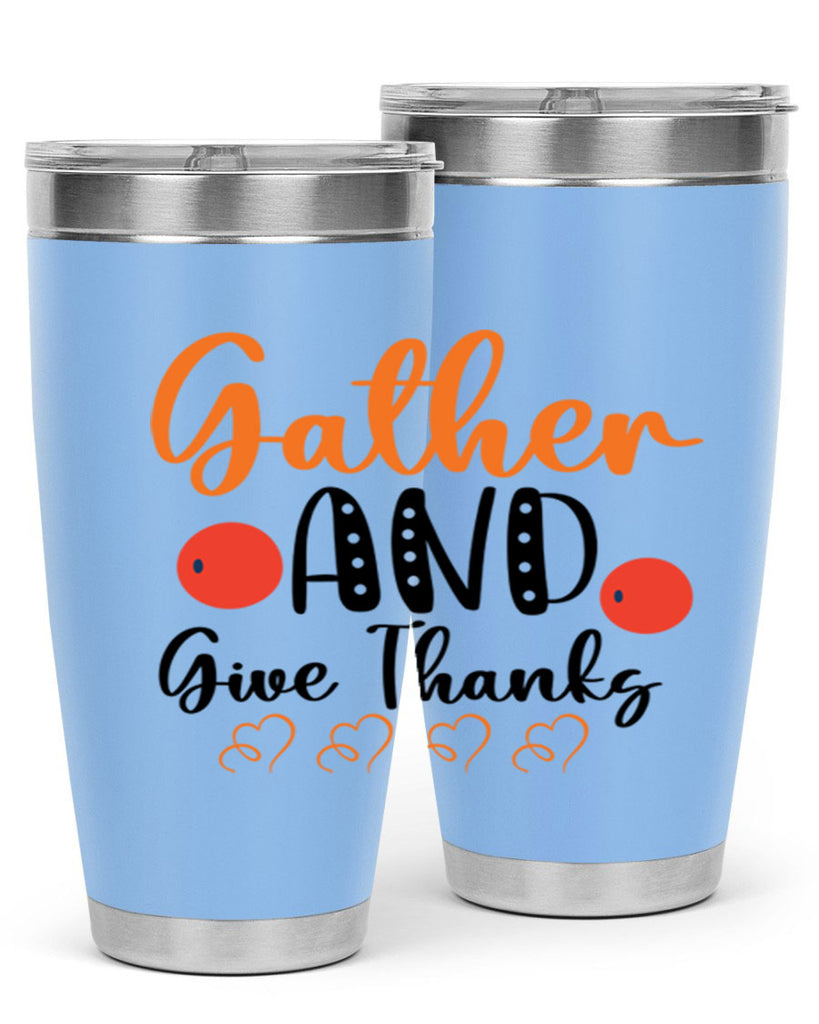Gather And Give Thanks 188#- fall- Tumbler
