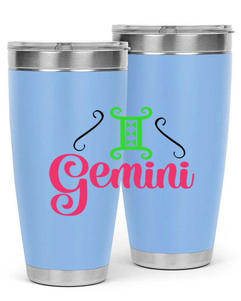 Gemini 224#- zodiac- Tumbler