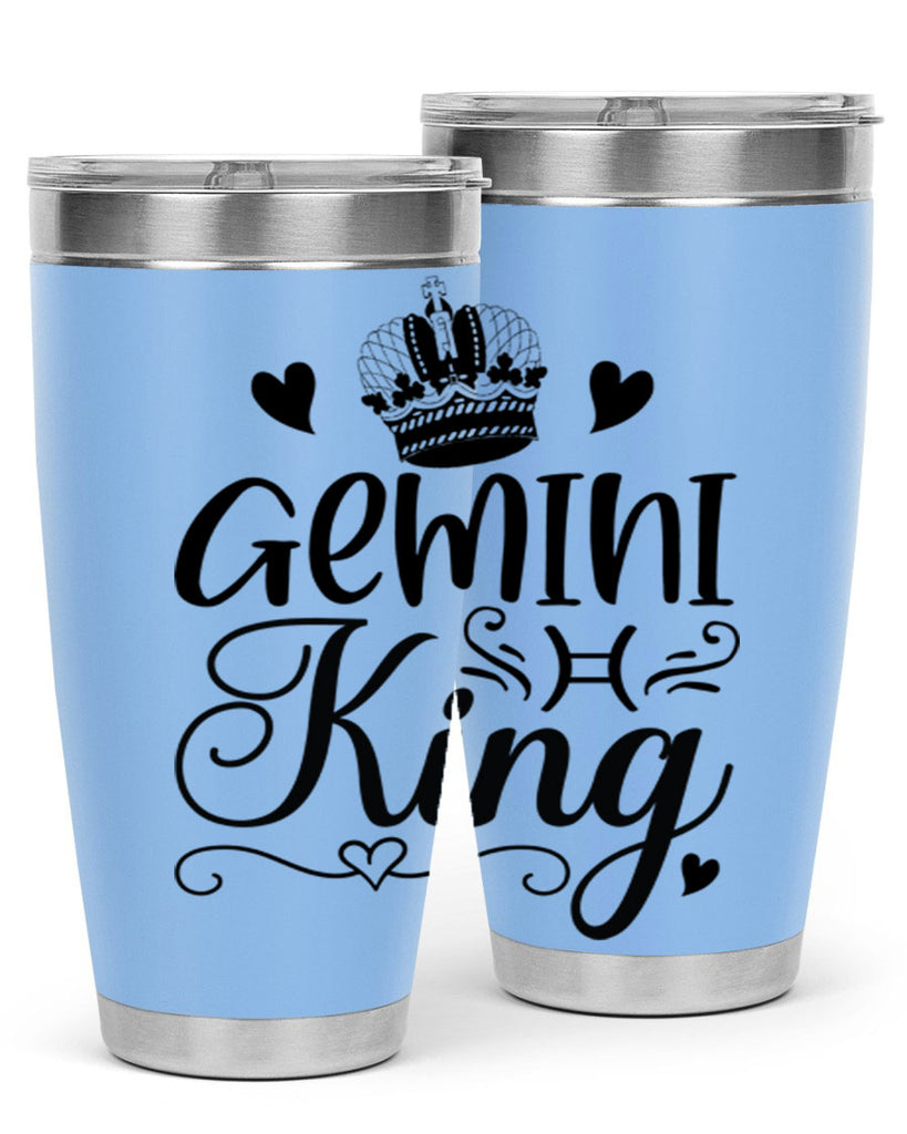 Gemini king 228#- zodiac- Tumbler