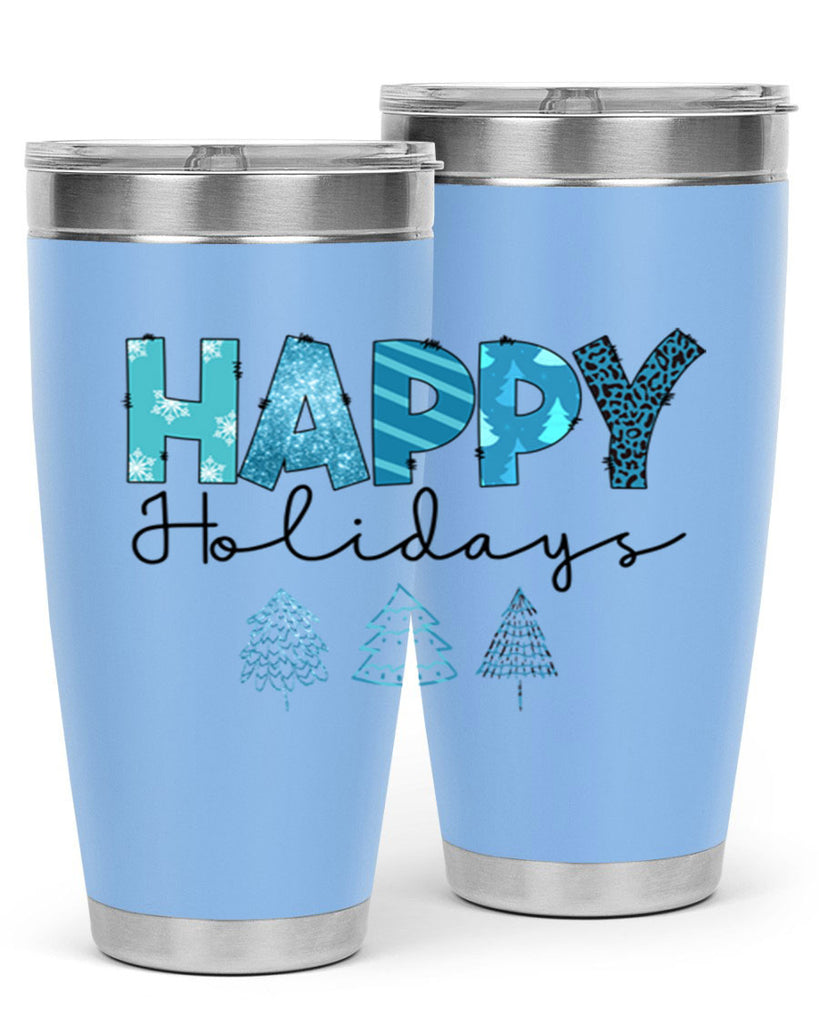 Happy Holidays 140#- winter- Tumbler