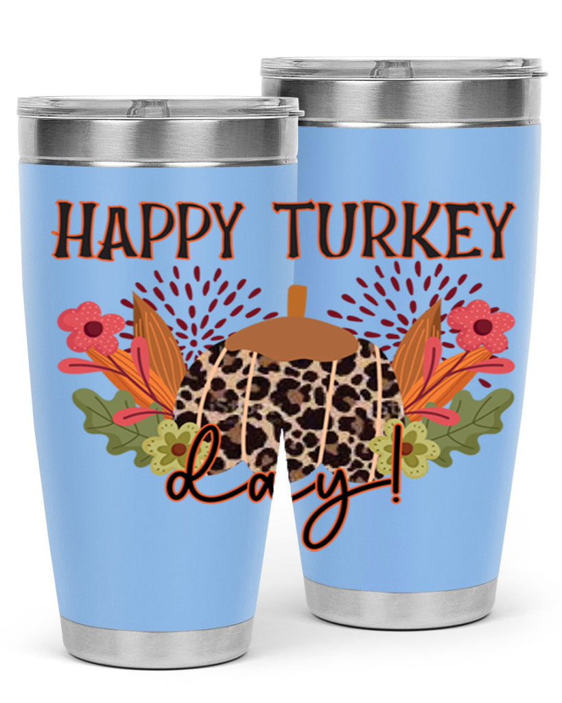 Happy turkey day 253#- fall- Tumbler