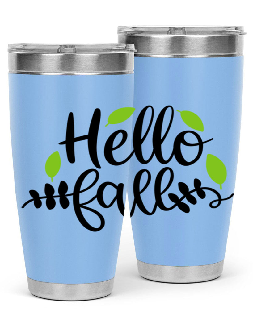 Hello Fall 283#- fall- Tumbler