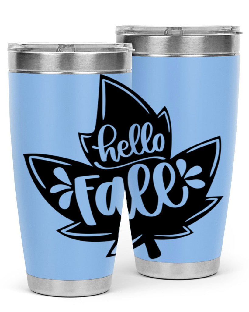 Hello Fall 494#- fall- Tumbler
