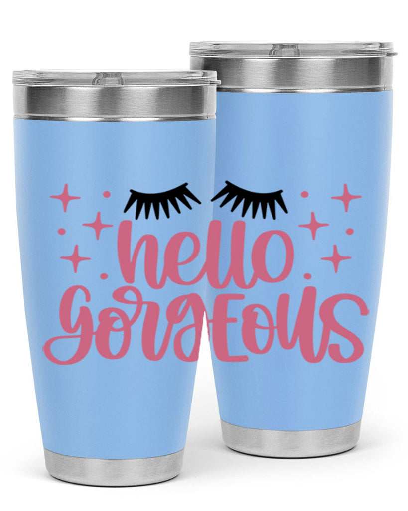 Hello Gorgeous Style 89#- make up- Tumbler
