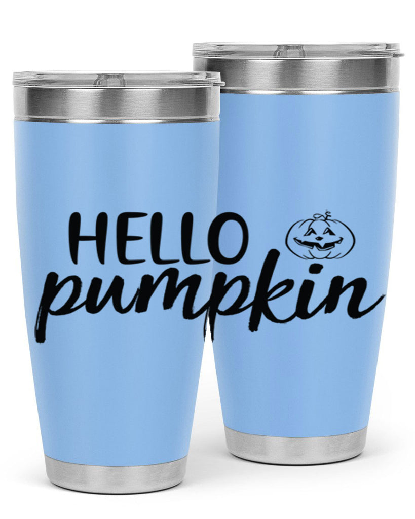Hello Pumpkin 286#- fall- Tumbler