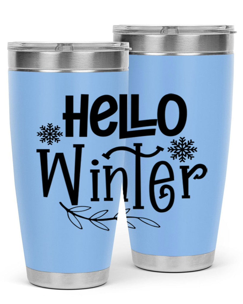 Hello Winter 168#- winter- Tumbler