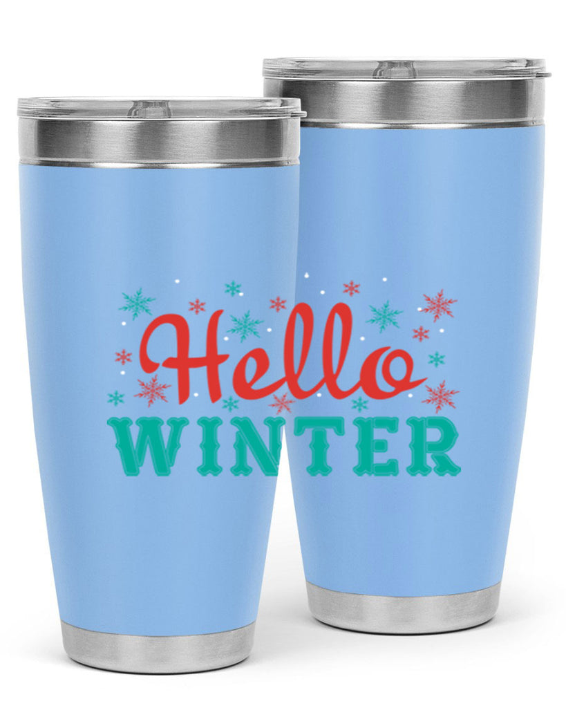 Hello Winter 182#- winter- Tumbler