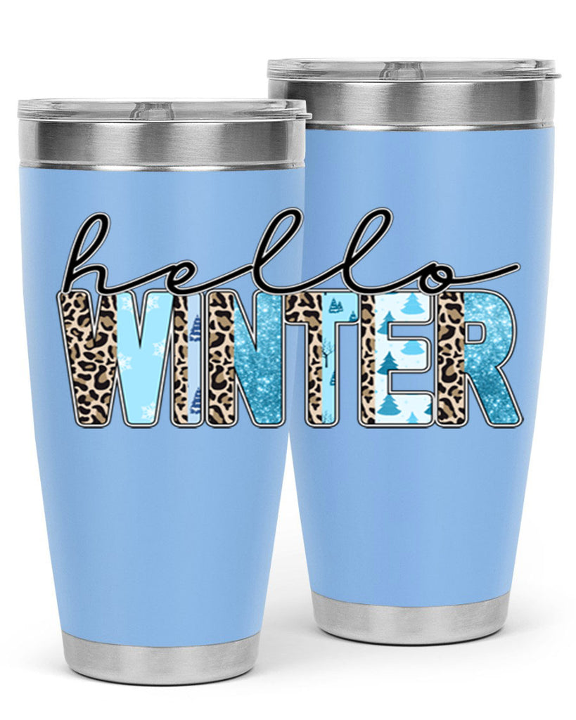 Hello Winter 189#- winter- Tumbler