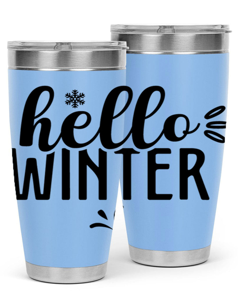 Hello Winter171#- winter- Tumbler