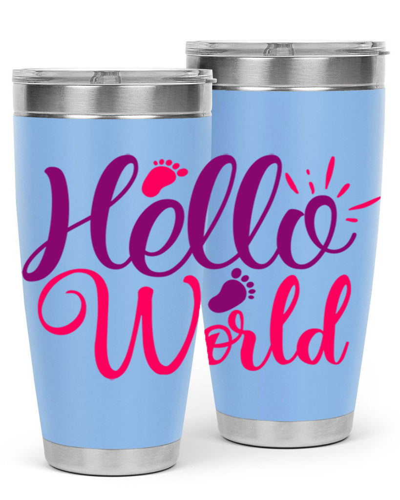 Hello World Style 260#- baby- tumbler
