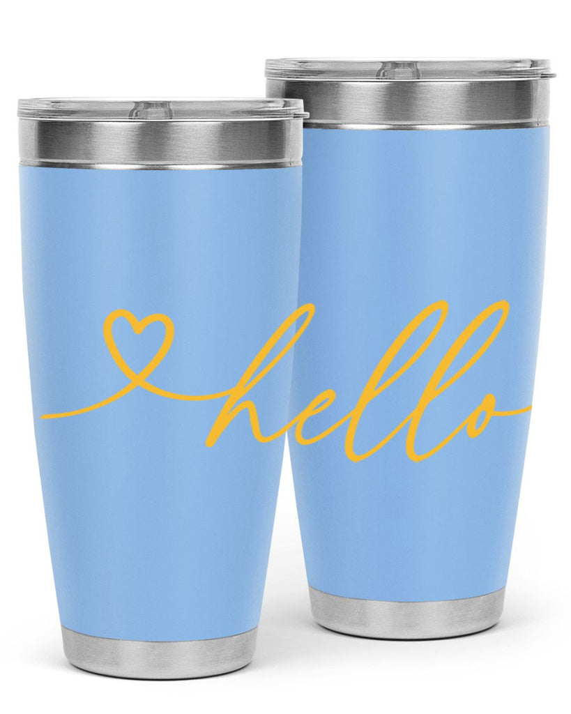 Hello heart183#- spring- Tumbler