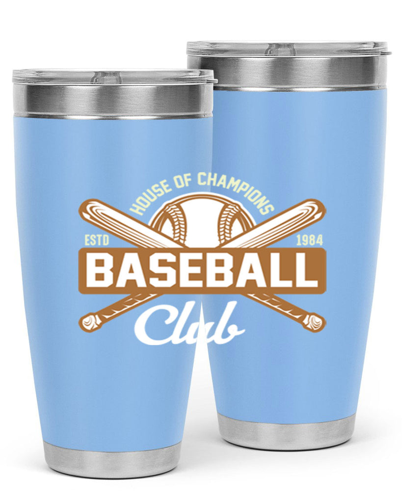 House 1178#- baseball- Tumbler