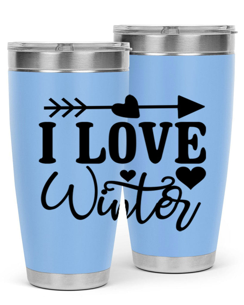 I Love Winter 227#- winter- Tumbler