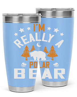 I'm really a polar bear 17#- Bears- Tumbler
