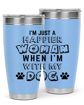 Im Just A Style 39#- dog- Tumbler