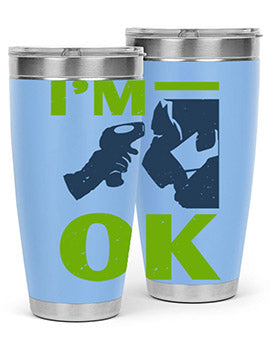 Im ok Style 30#- corona virus- Tumbler