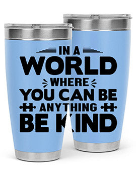 In a world Style 48#- autism- Tumbler