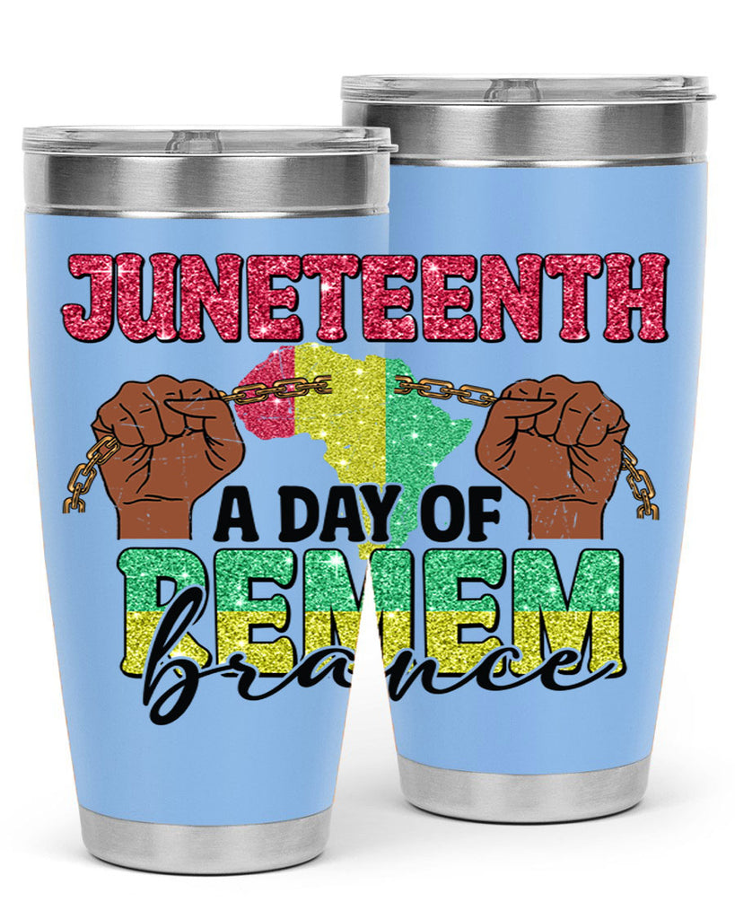Juneteenth A Day Of Remembrance Png 9#- Juneteenth- tumbler