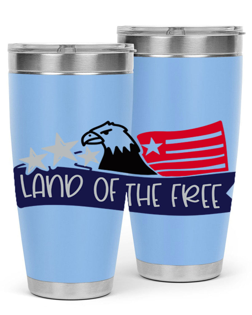 Land Of The Free Style 157#- Fourt Of July- Tumbler