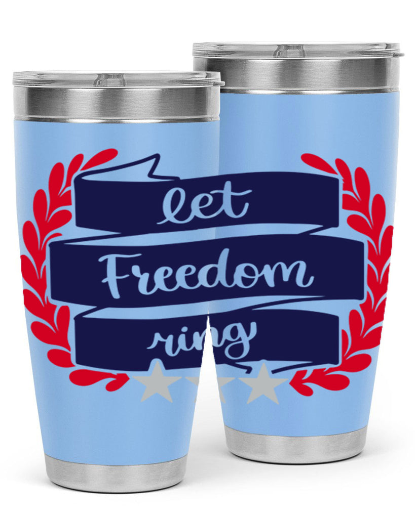 Let Freedom Ring Style 159#- Fourt Of July- Tumbler