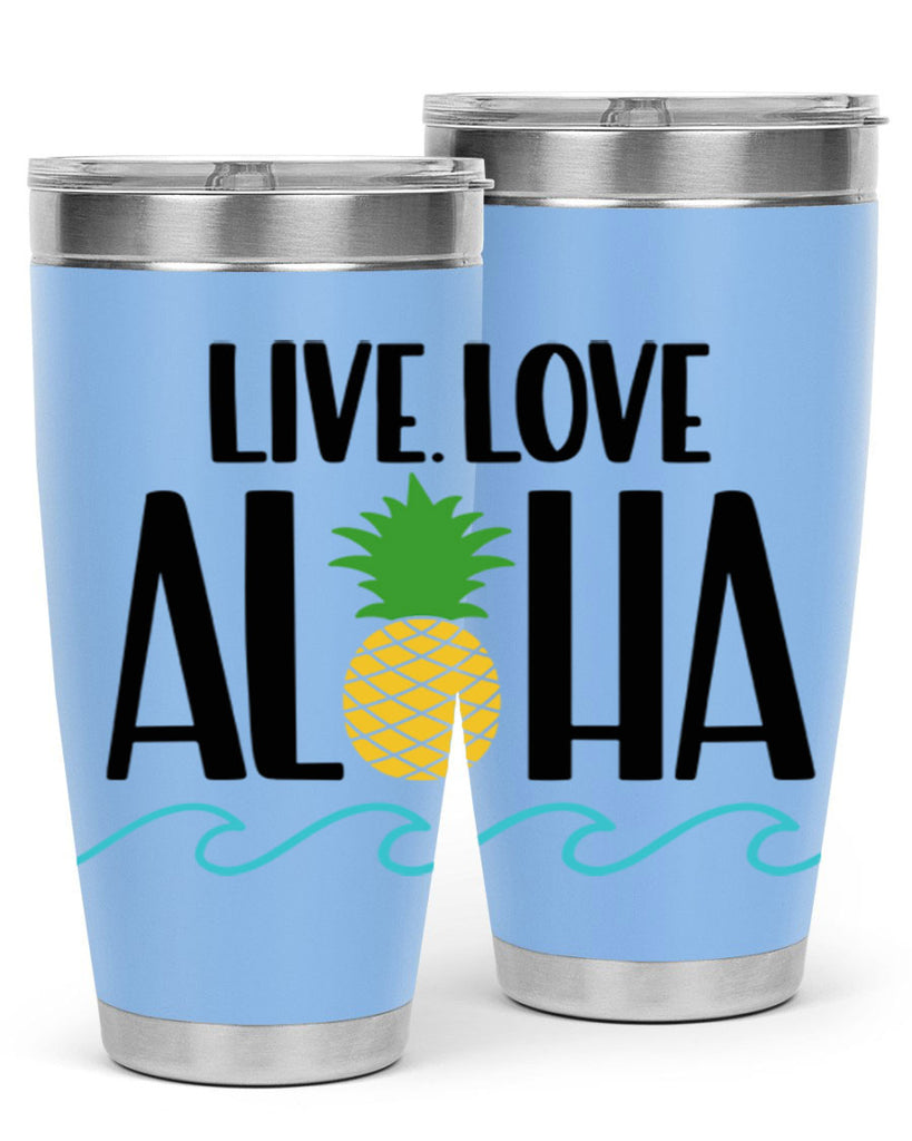 Live Love Aloha Style 30#- summer- Tumbler