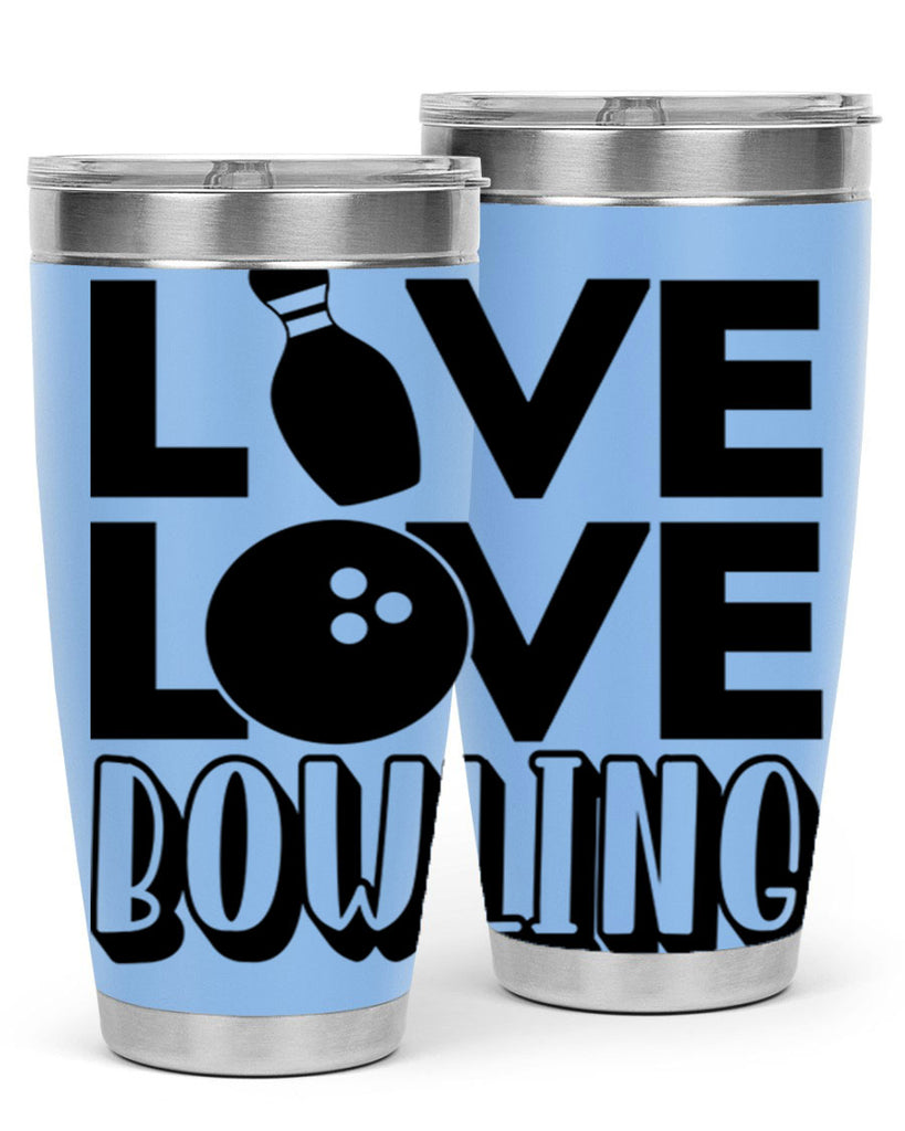 Live Love Bowling 833#- bowlig- Tumbler
