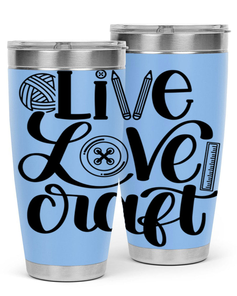 Live Love Craft 14#- crafting- Tumbler