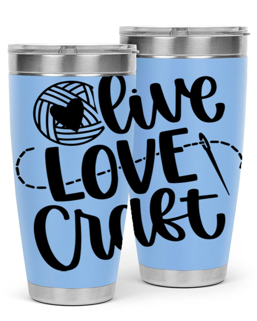 Live Love Craft 15#- crafting- Tumbler