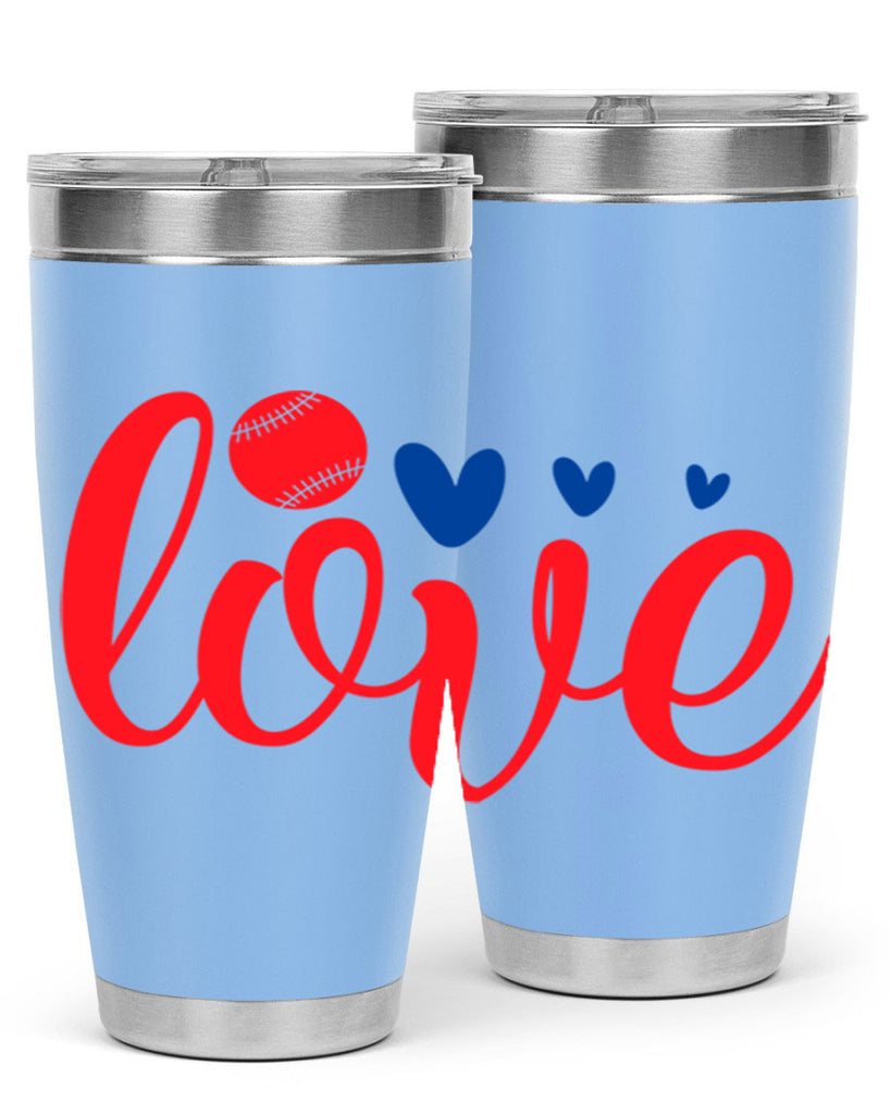 Love 2052#- baseball- Tumbler