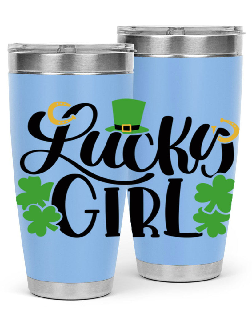 Lucky Girl Style 56#- St Patricks Day- Tumbler