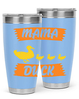 Mama Duck Style 26#- duck- Tumbler
